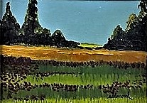 Forest Field Size: 7 ¼ X 5 ½ “ Unframed   16  X 14 “ Framed Year:  2004 By Antonio del Moral