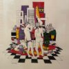 Group of Models Size: 21 ½ X 30 ” – unframed / 29 X 38 framed Year: 1975 By Antonio del Moral